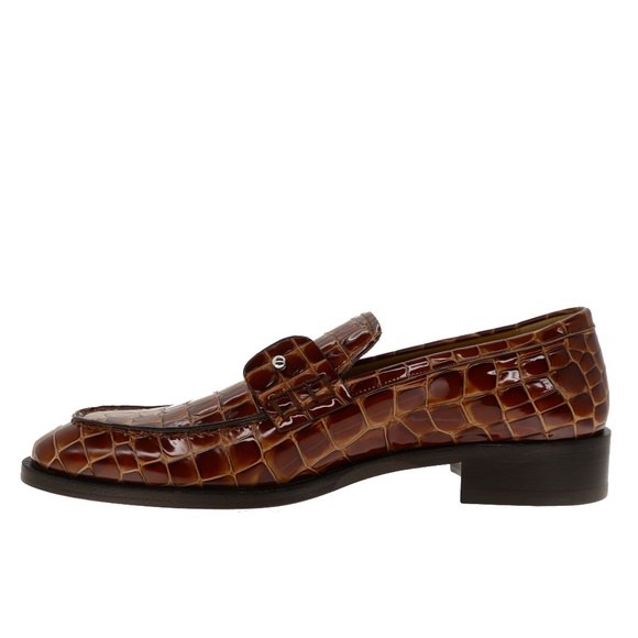 Christian Louboutin Chambelimoc Loafer Acajou Leather Size 10 US New - Picture 5 of 7